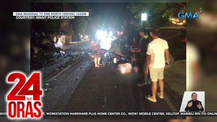 13 sugatan sa karambola ng apat na sasakyan | 24 Oras