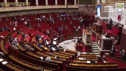 Le député R.N., Jean-Philippe Tanguy, accuse Macron et les multinationales américaines d'ingérences et de corruption.