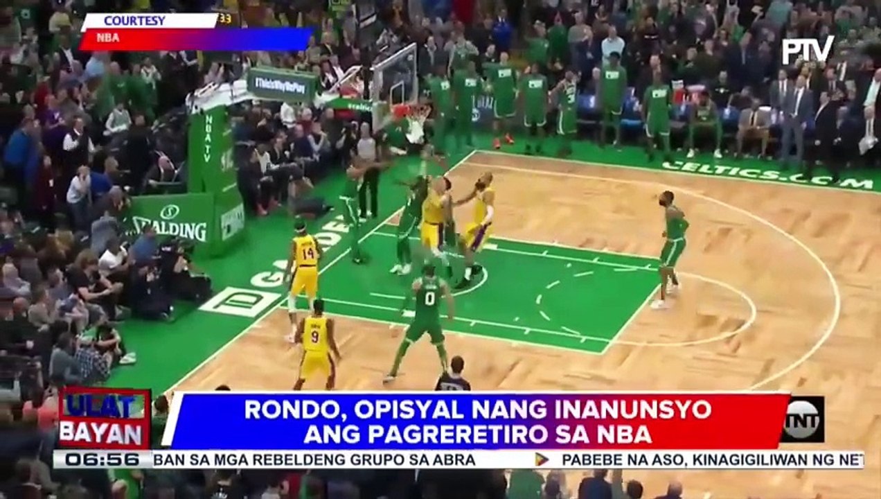 Rajon Rondo, opisyal nang inanunsiyo ang pagrer...