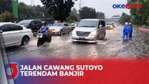 Hujan Deras dan Buruknya Drainase, Jalan Cawang Sutoyo Terendam Banjir