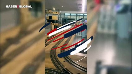 Yer Prag: Masaya verilen siparişler sahiplerine bu şekilde ulaştırılıyor