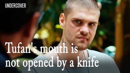 Tufan's mouth is not opened by a knife