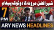 ARY News 7 PM Headlines | 3rd April 2024 | Sher Afzal Marwat nay wazeh krdiya