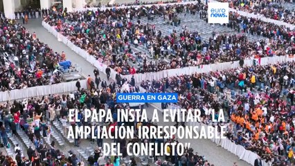 El Papa Francisco pide el fin de la irresponsabilidad y un alto en fuego en Gaza