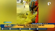 Disparan en la pierna a hombre que se resistió a robo en VES