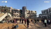 Gaza, l'ospedale Al-Shifa in rovina dopo il ritiro dell'esercito israeliano