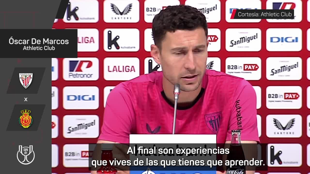 De Marcos: "Veo al equipo convencido para la final de Copa"