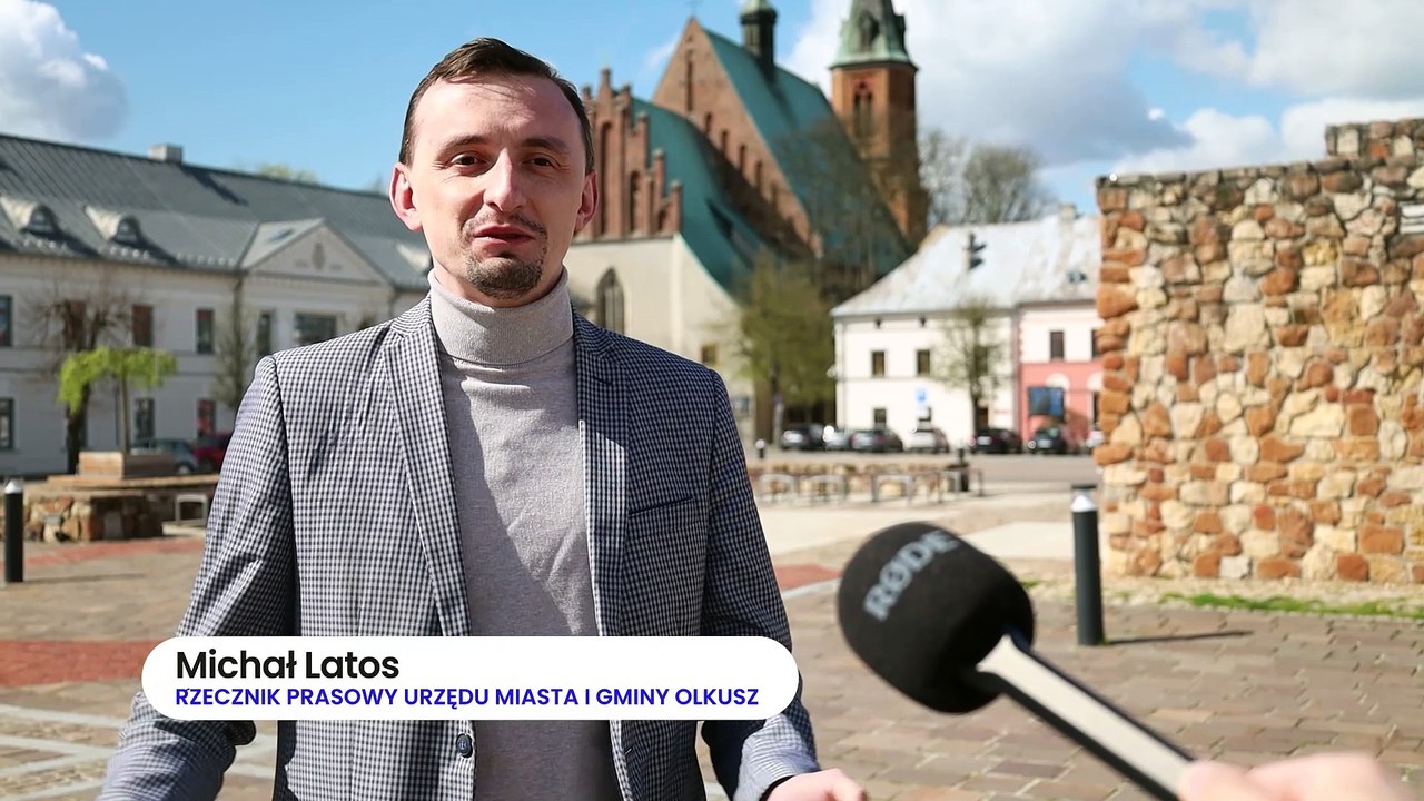 Olkusz - trwa remont dróg w okół i na samym olk...