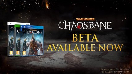 warhammer chaosbane beta launch trailer