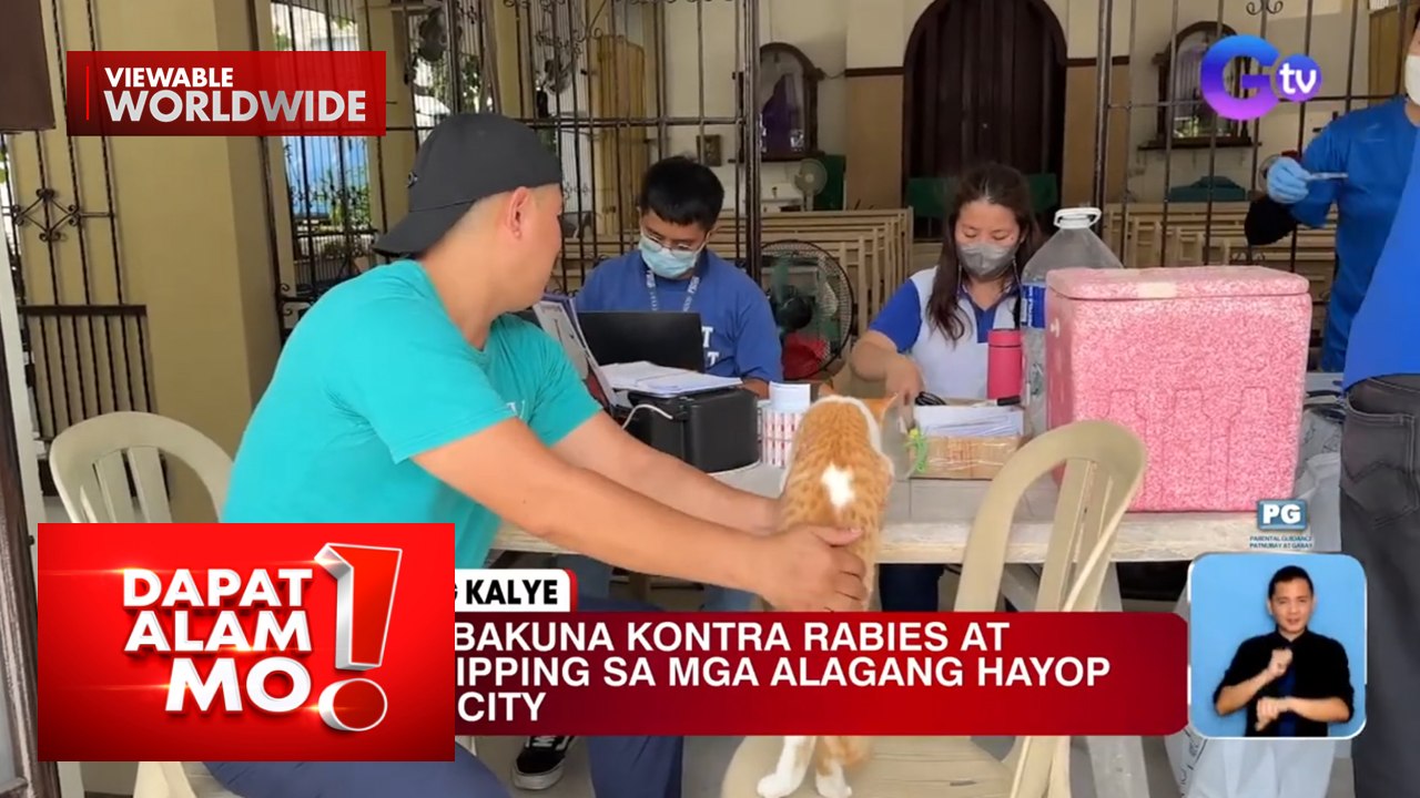 Libreng bakuna at microchipping para sa mga alagang hayop sa Pasig City, alamin | Dapat Alam Mo!