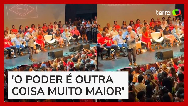 'O fato de eu ser presidente não significa que nós estamos no poder', diz Lula em evento do PT