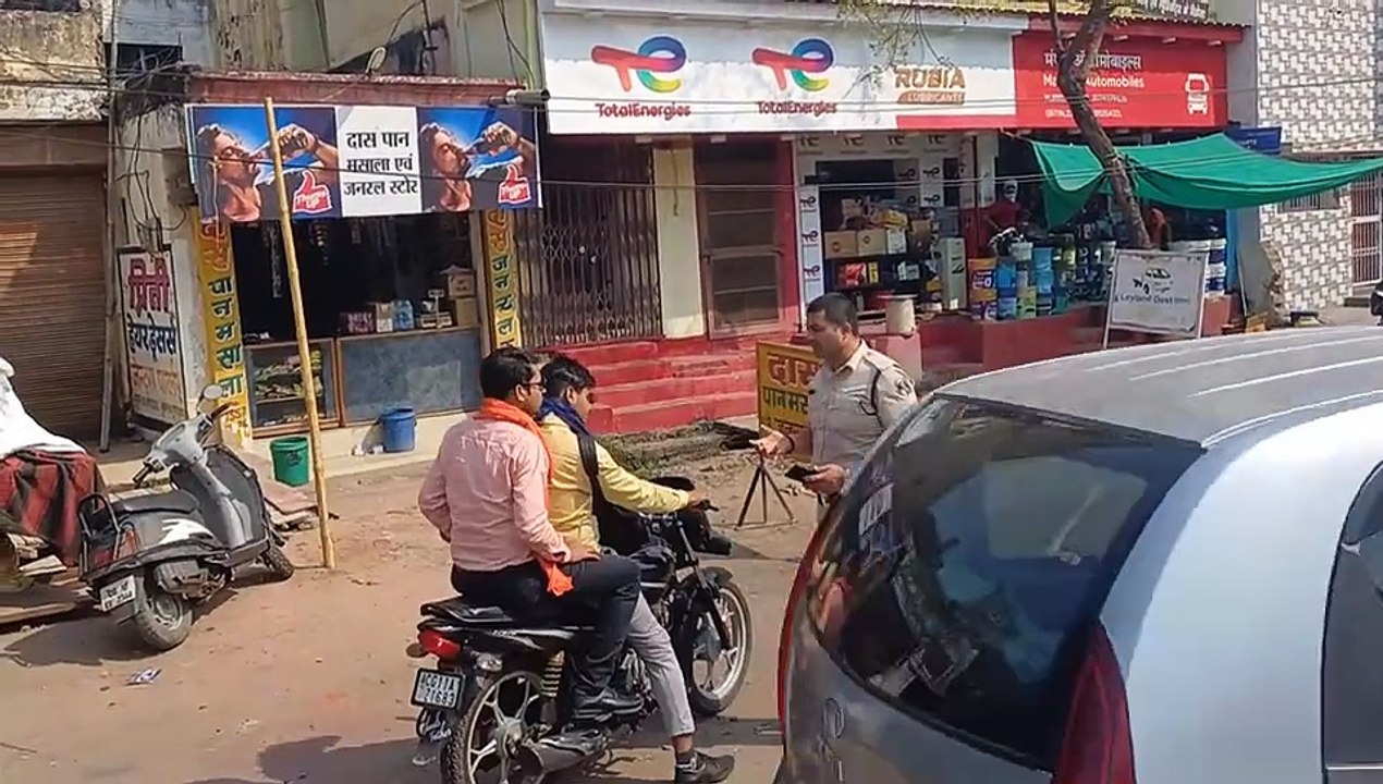 started checking the vehicle riders