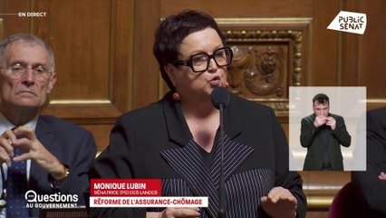 Assurance chômage : échange vif au Sénat entre Catherine Vautrin et Monique Lubin