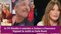 In TV Fiorello è costretto a rivelare a Francesca Fagnani la verità su Carla Bruni