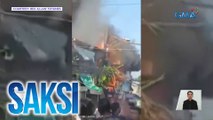 15 bahay, nasunog; poste ng kuryente, nag-spark at sumabog | Saksi