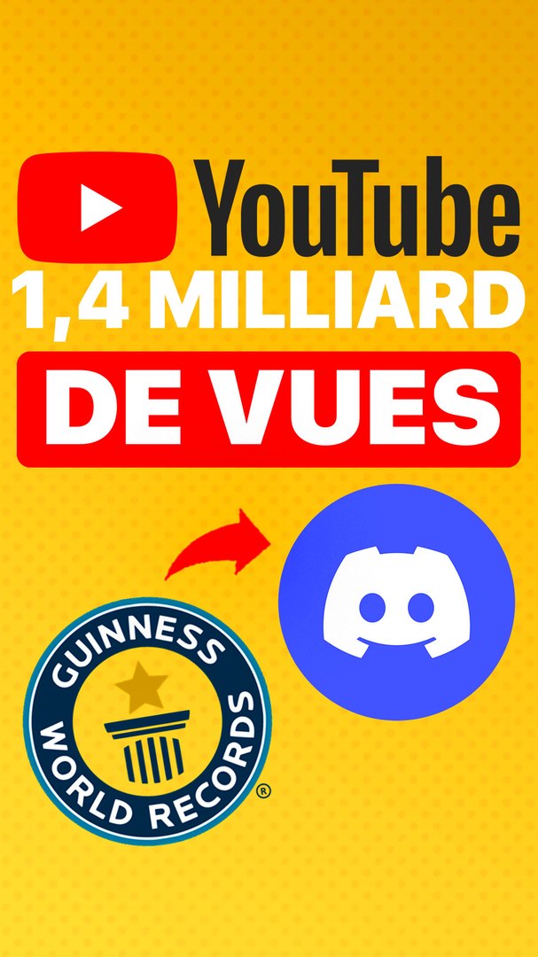⁣Record de vues sur YOUTUBE