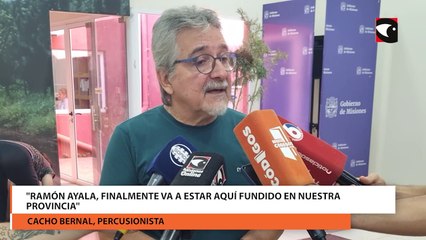 Ramón Ayala, finalmente va a estar aquí fundido en nuestra provincia