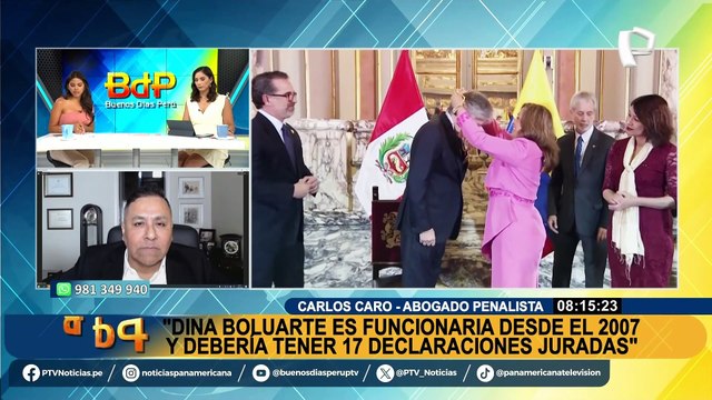 Carlos Caro: “Dina Boluarte es funcionaria desde el 2007 y debería tener 17 declaraciones juradas”