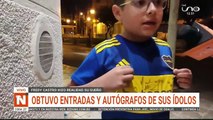 Obtuvo autografos de sus ídolos