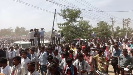बीएपी के सांसद प्रत्याशी ने भरा नामांकन, उमड़ा समर्थकों का हुजूम