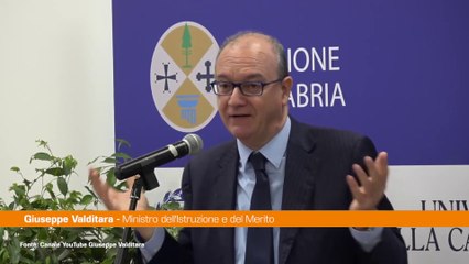 Valditara "Calabria tra regioni con maggiori possibilità di sviluppo"