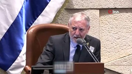 İsrail parlamentosunda yahudilerden Gazze eylemi!