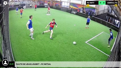 Faute de Jean LOUBET - FC INITIAL