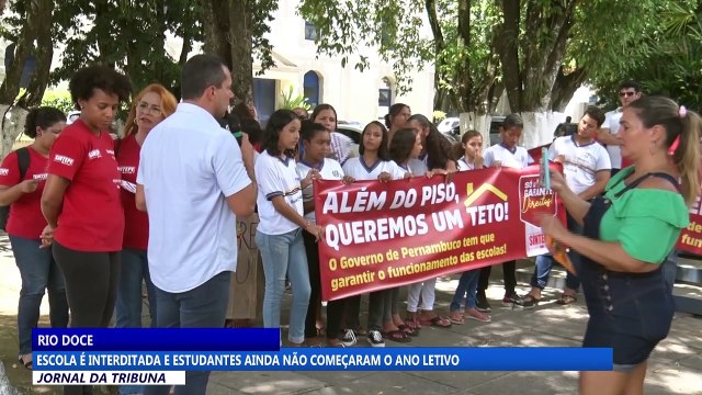 Escola é interditada e estudantes ainda não começaram o ano letivo