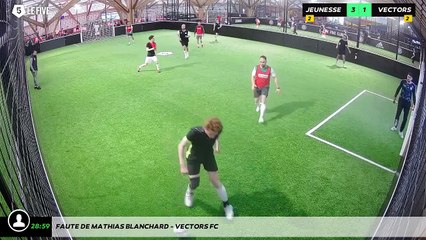 Faute de Mathias BLANCHARD - VECTORS FC
