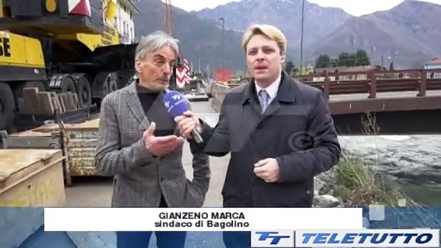 Video News - Caffaro: iniziata la posa del nuovo ponte provvisorio