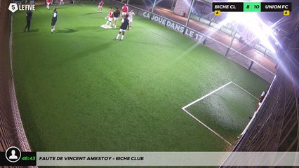 Faute de Vincent AMESTOY - BICHE CLUB