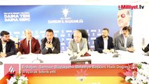 Cumhurbaşkanı Erdoğan’dan Samsun BŞB Başkanı Doğan’a tebrik telefonu
