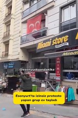 CHP eserinle övün! DEM'le ortak aday çıkarılan Esenyurt'ta MHP bayraklı ev taşlandı