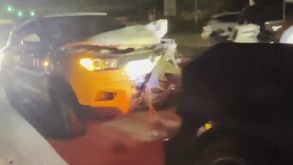 경기 이천 졸음쉼터 부근서 차량 4대 추돌...1명 숨져 / YTN