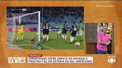 Neto diz que Corinthians não chega em 8º no Brasileirão e detona empate na Sul-Americana
