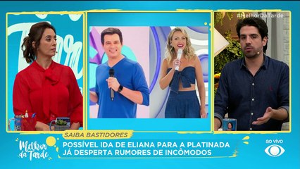 Celso Portiolli pode bater de frente com Eliana? | Melhor da Tarde