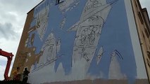 Nowy mural powstaje na bulwarach we Włocławku