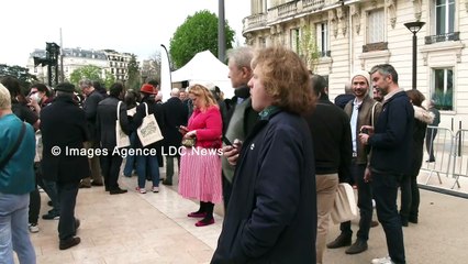 Porte Dauphine. Inauguration du prolongement du Tram T3b. Paris/France - 05 Avril 2024