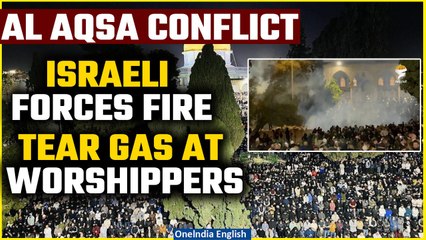 Al Aqsa: Violence Rock the Holy site; Israeli Forces fire tear gas at Worshippers | Oneindia