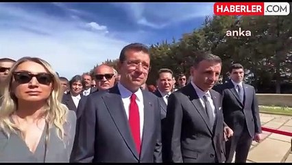 İmamoğlu Anıtkabir Ziyaretinde Askerler Tarafından Uyarıldı