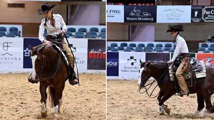 Bella Hadid dons cowboy boots and hat as she takes part in horse riding competition