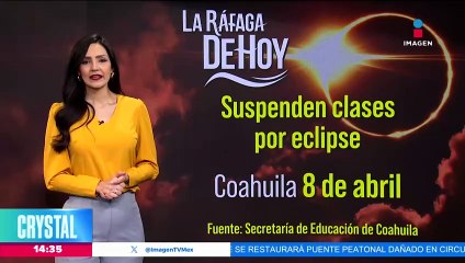 Eclipse Solar 2024: Coahuila suspende las clases en todos los niveles