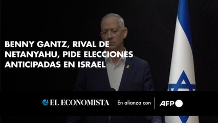 Tải video: Benny Gantz, rival de Netanyahu, pide elecciones anticipadas en Israel