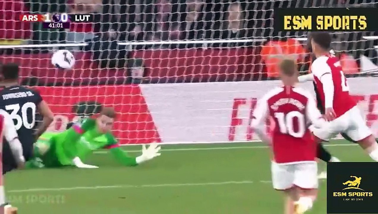Arsenal vs Luton Town 20 All Goals & Highlights 2024 video Dailymotion