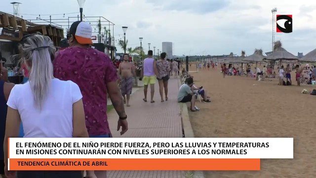 El fenómeno de El Niño pierde fuerza, pero las lluvias y temperaturas en Misiones continuarán con niveles superiores a los normales