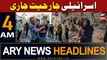 ARY News 4 AM Headlines | 4th April 2024 | israel hamas war