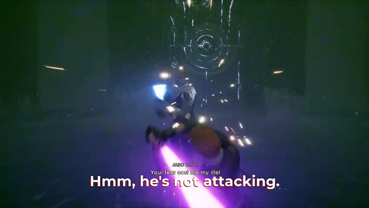 Cal Being tested by his Master