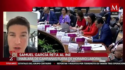 "Mi horario laboral es de 9 a 5 de la tarde": Samuel García, gobernador de Nuevo León