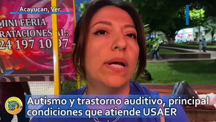 Autismo y trastorno auditivo, principal condiciones que atiende USAER en Acayucan
