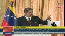 Pdte. de Venezuela Nicolás Maduro promulgó la Ley en Defensa de la Guayana Esequiba